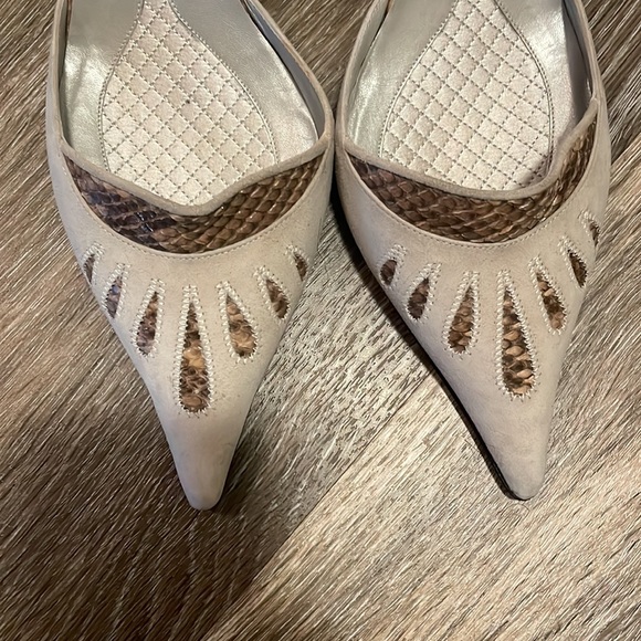 Anya Hindmarch kitten Heel Pumps/shoes size 41/11 made in Italy - Picture 11 of 11